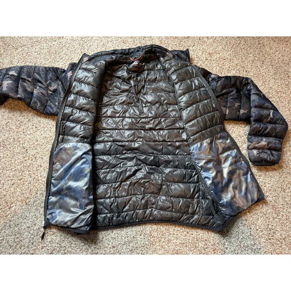 HAWKE & CO Mens puffer coat, size Medium, packable in pouch, Super light weight - Picture 11 of 14